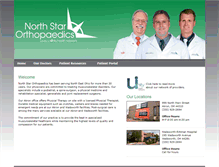 Tablet Screenshot of northstarortho.com